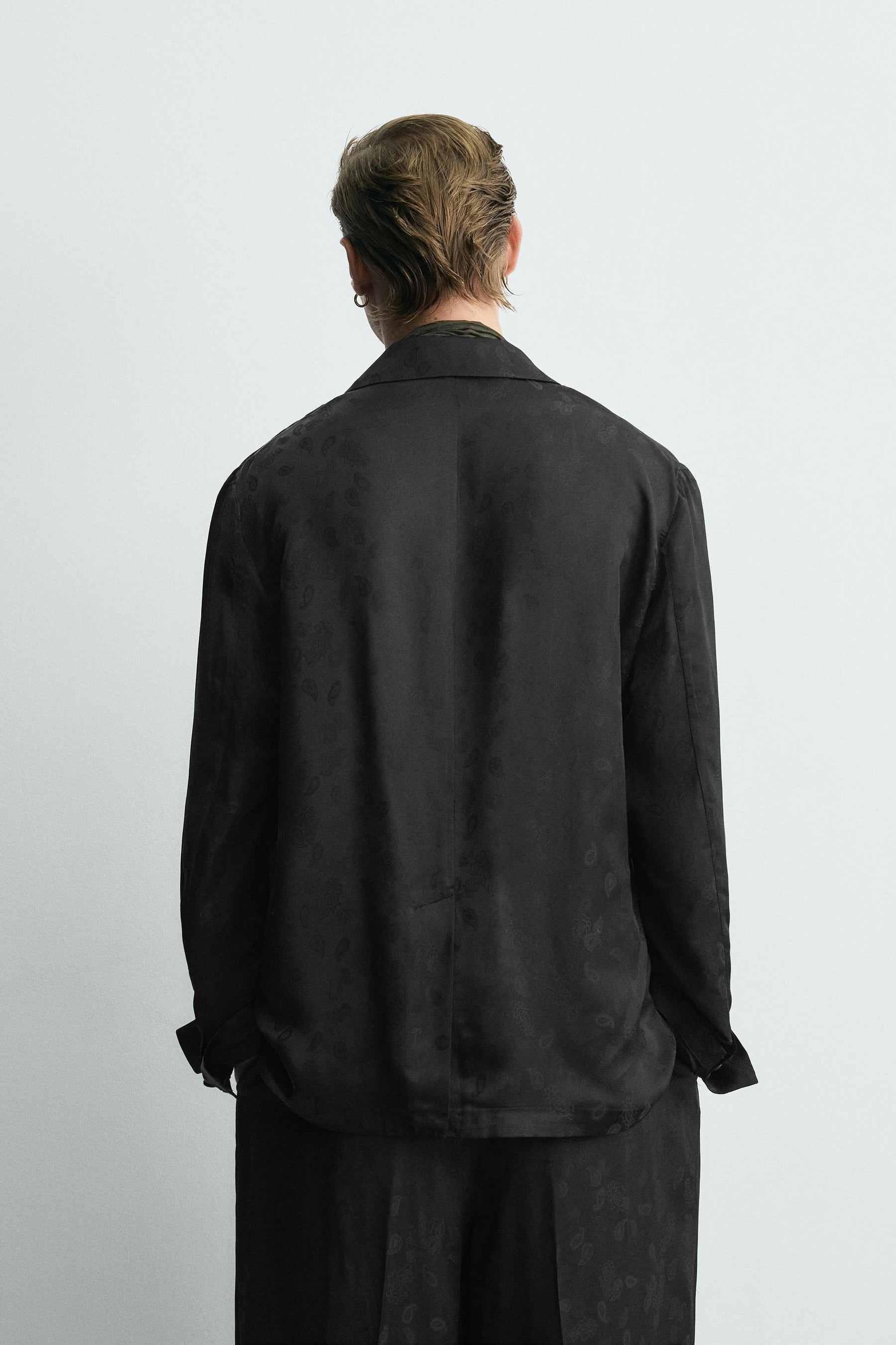 Paisley Jacquard Blazer - Image 3