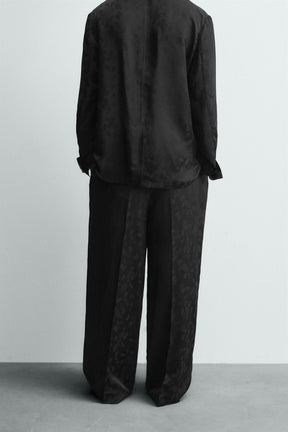 Paisley Jacquard Trousers - Image 3