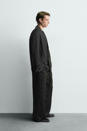 Paisley Jacquard Trousers - Image 4