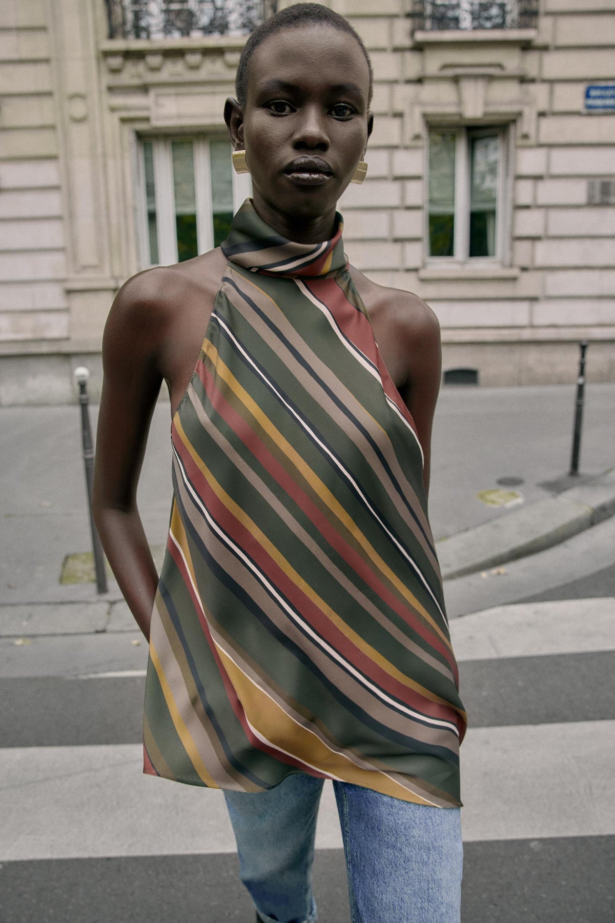 Striped Asymmetric Top