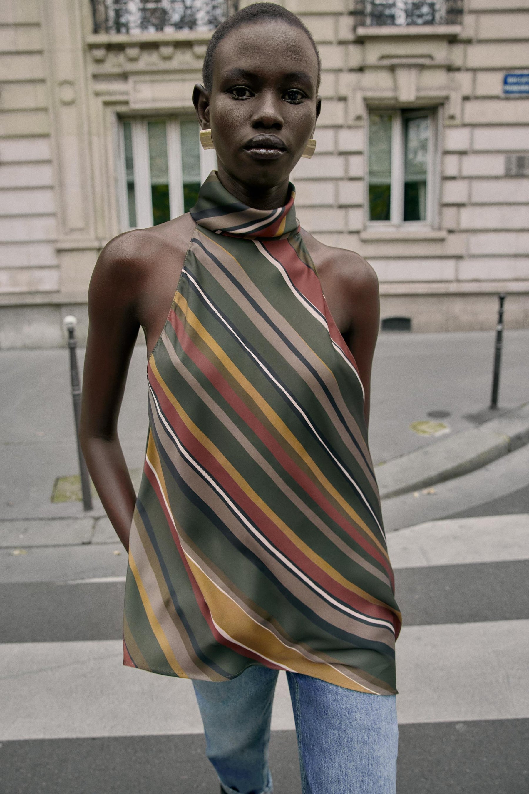 Striped Asymmetric Top