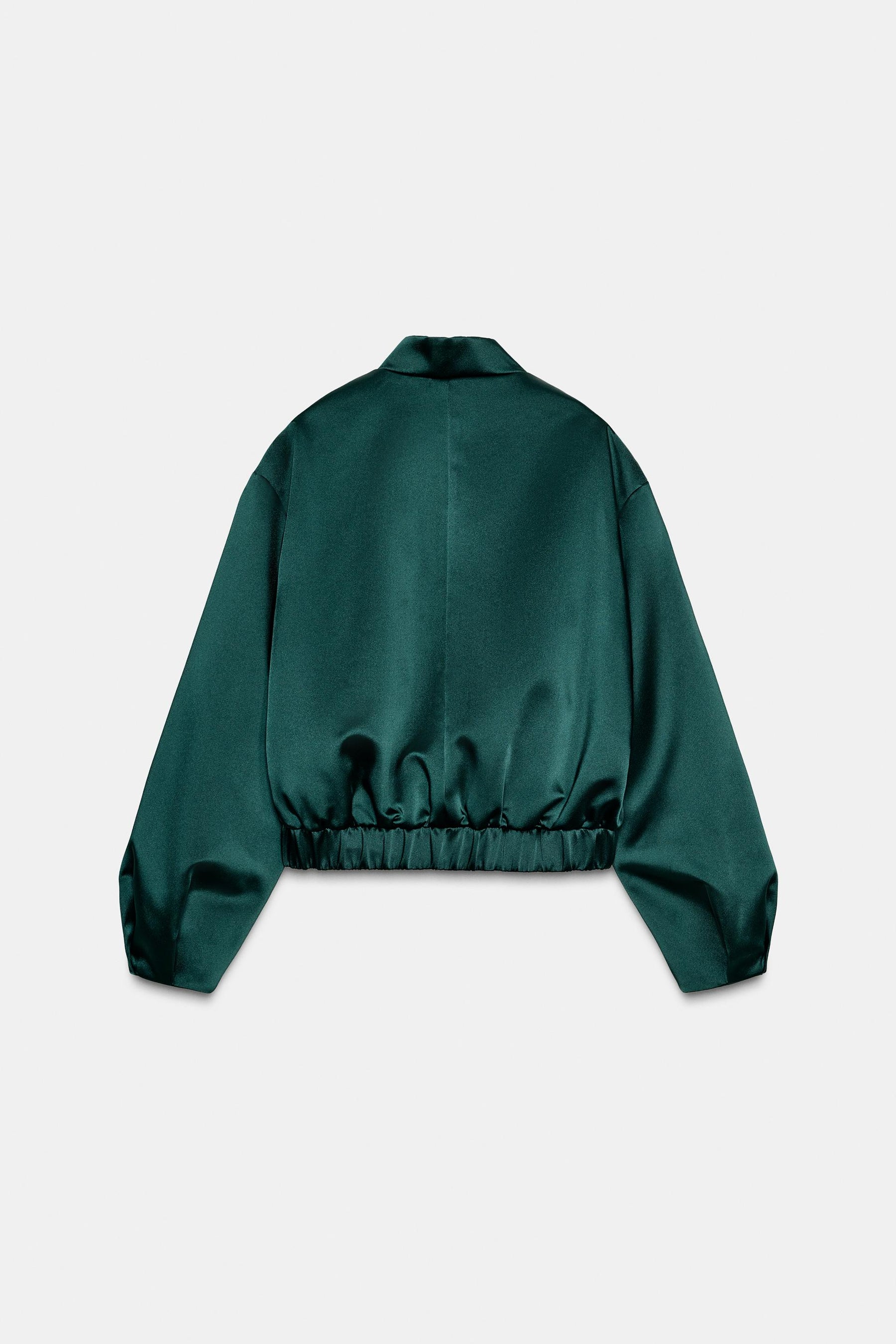 Satin Bomber Jacket