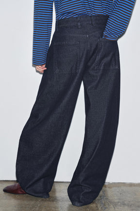 Mid-Rise Balloon Jeans