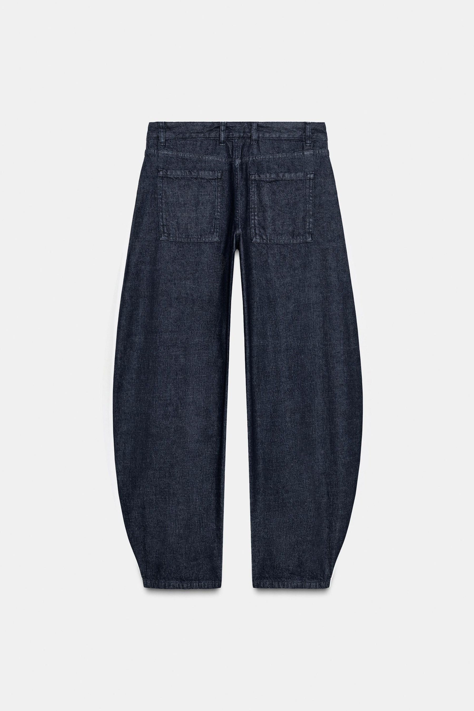 Mid-Rise Balloon Jeans