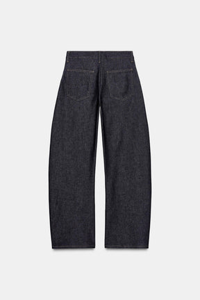 Low-rise Barrel Jeans