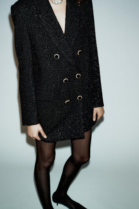 Metallic Thread Blazer