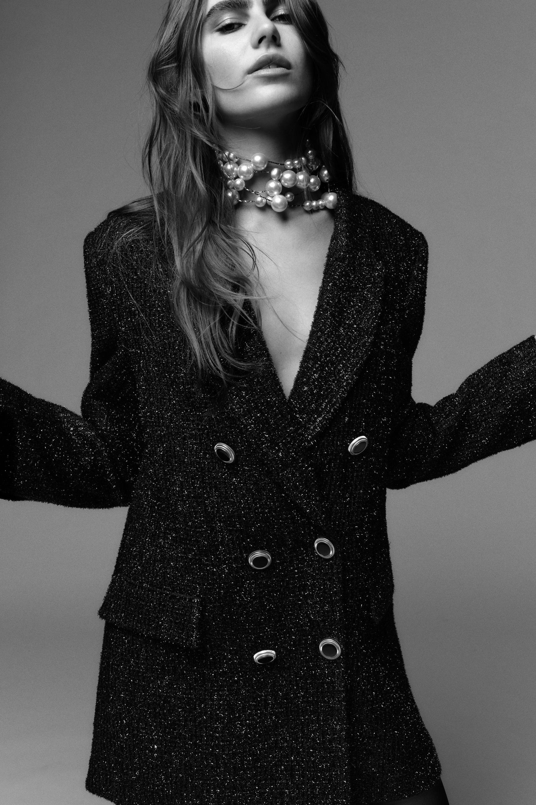 Metallic Thread Blazer