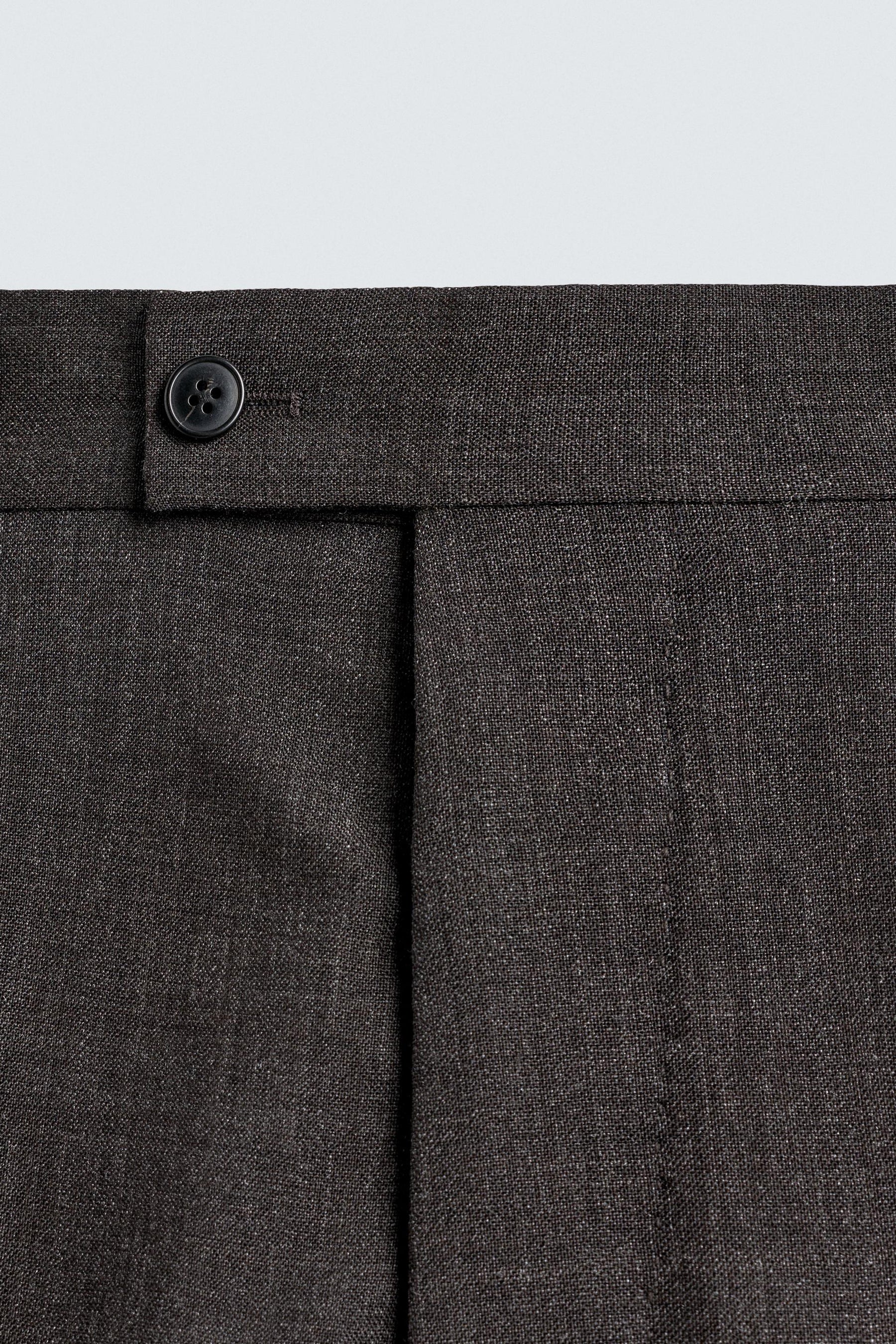 LIMITED EDITION WOOL SUIT TROUSERS - Image 9