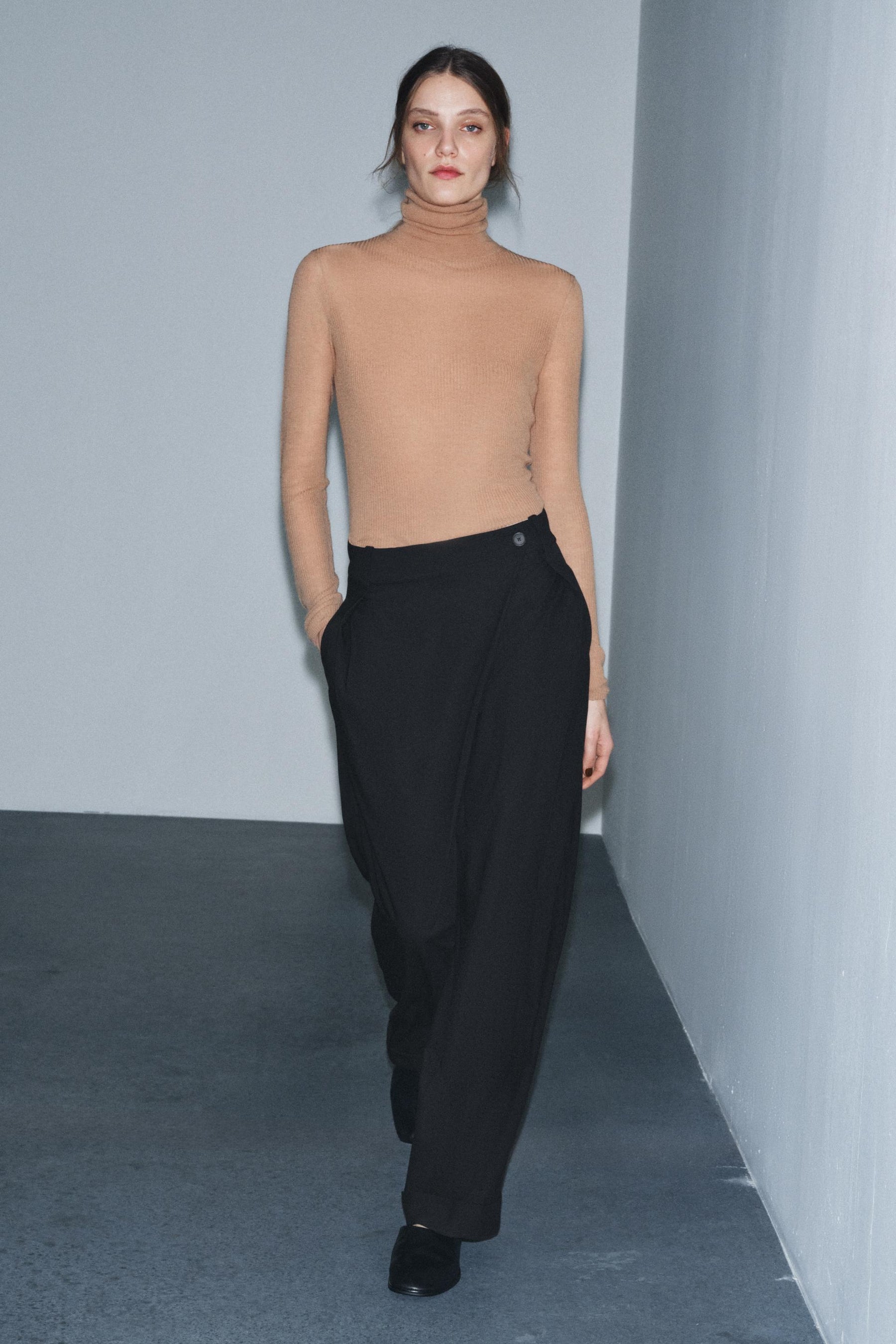 Asymmetric Waist Trousers