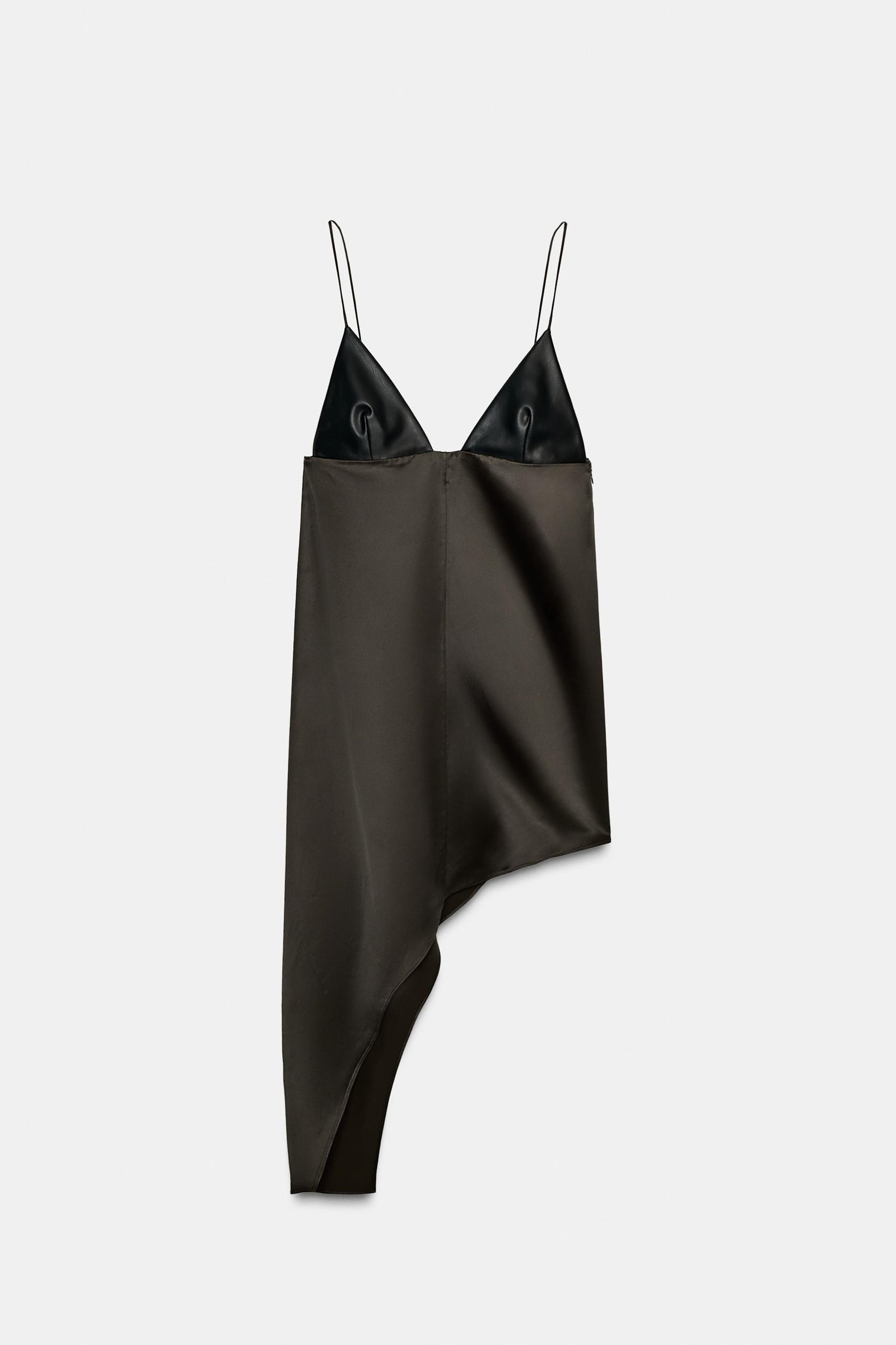 Asymmetric Contrast Fashion Top