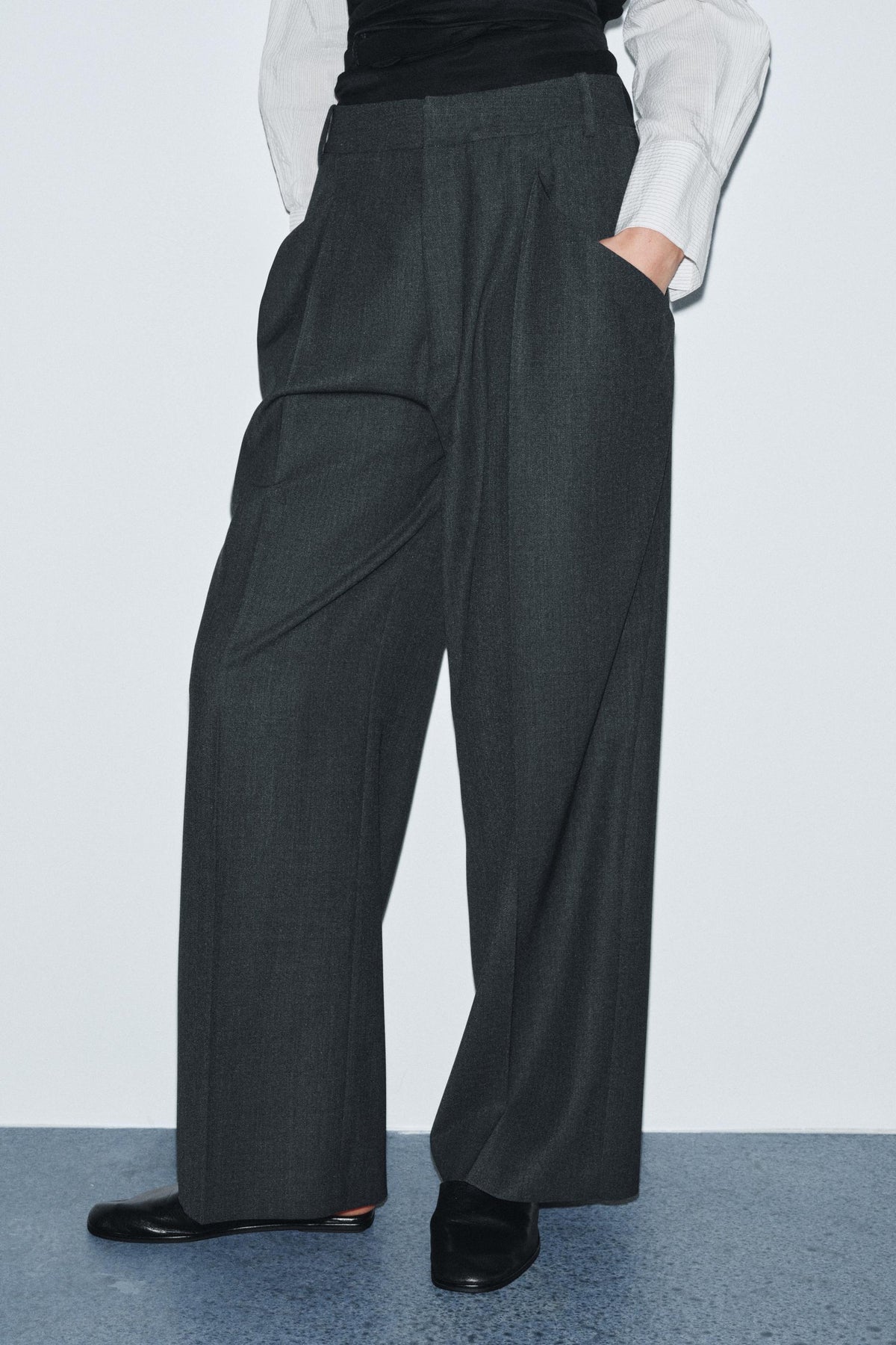 Wool Trousers with Pockets