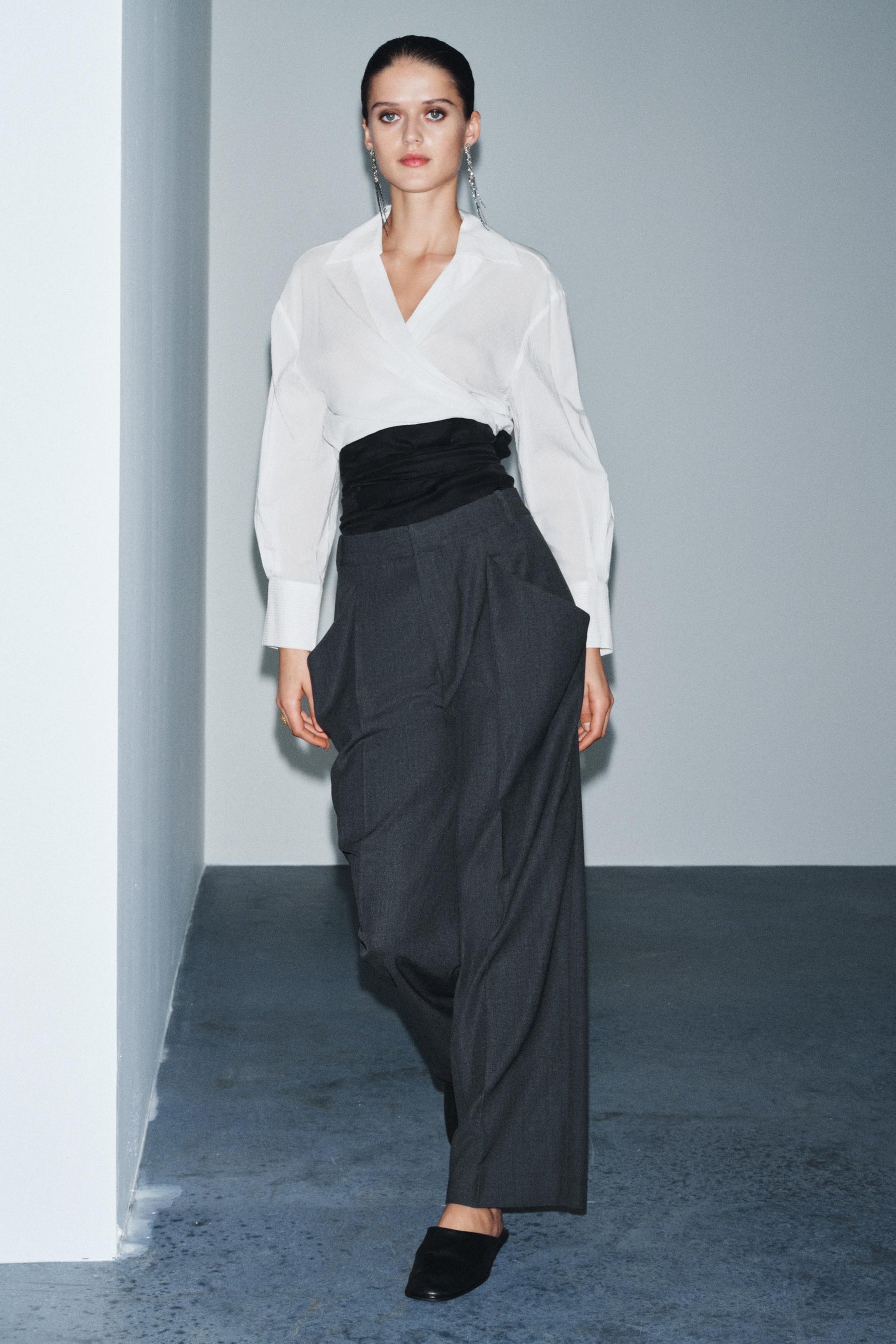 Wool Trousers with Pockets