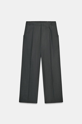 Wool Trousers with Pockets