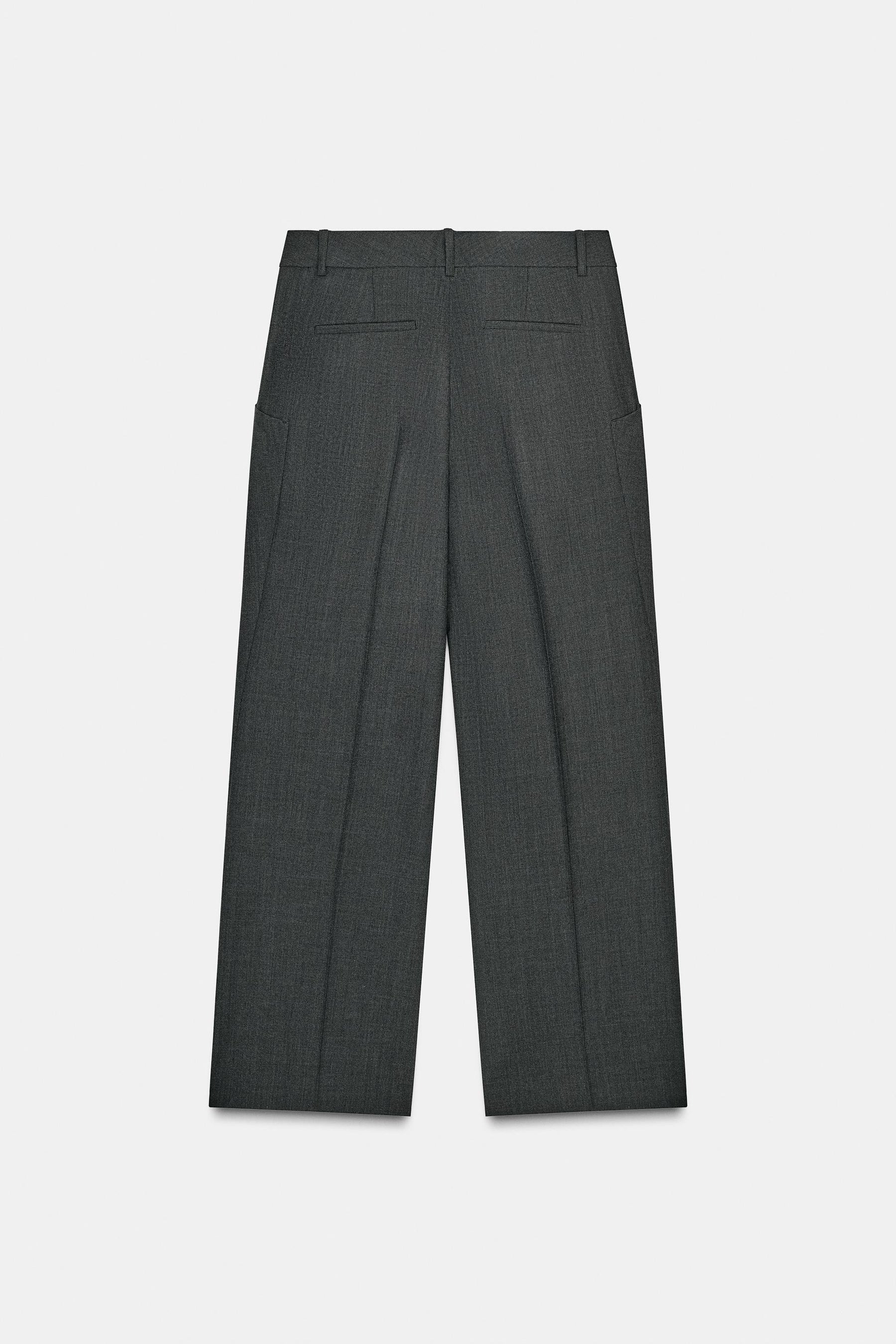 Wool Trousers with Pockets