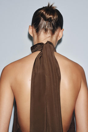 Asymmetric Halter Top