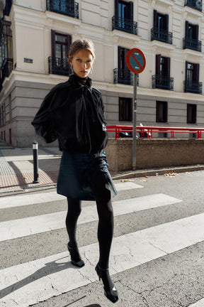 VELVET BOMBER JACKET - Image 1