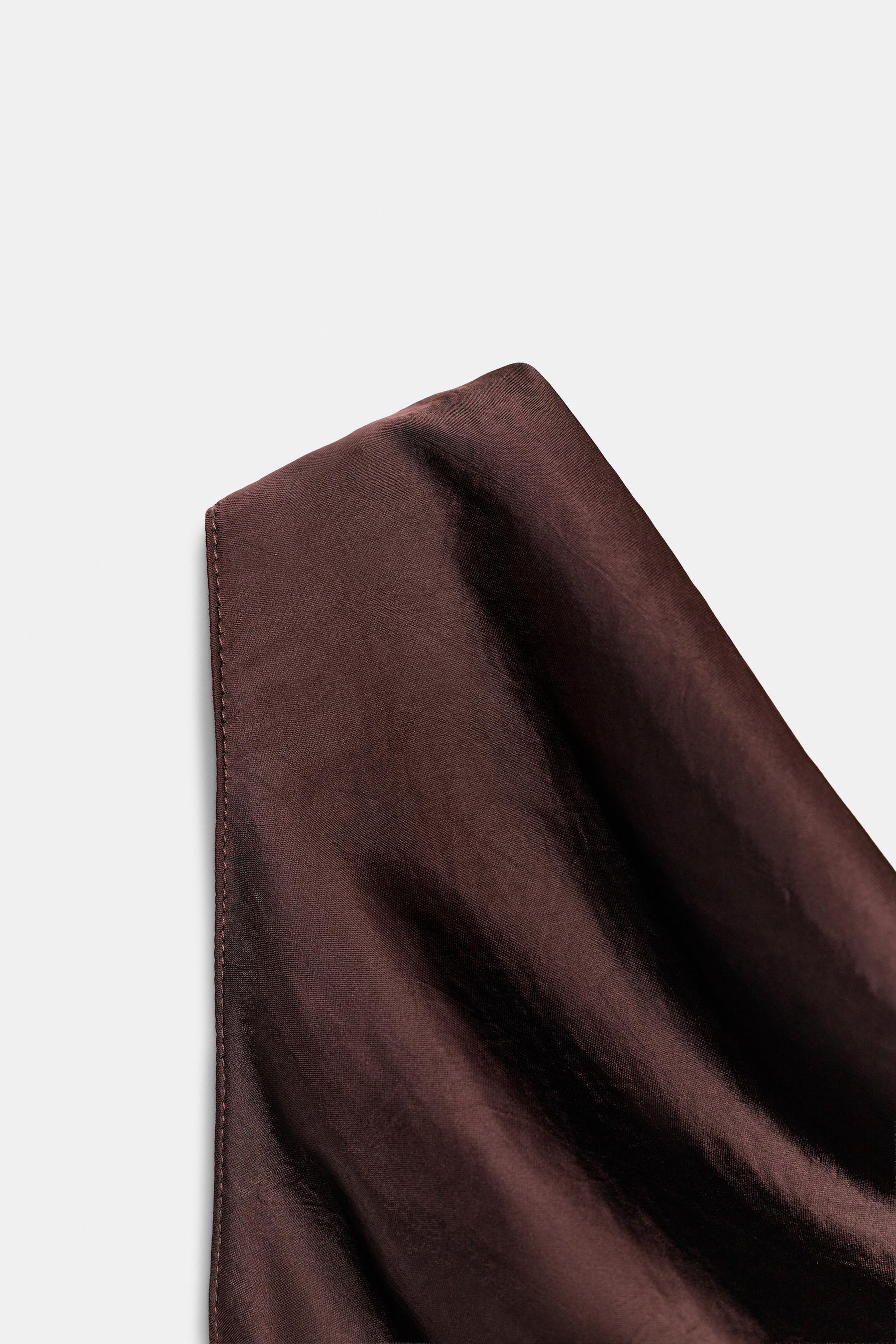 ZW COLLECTION SATIN MIDI DRESS - Image 9