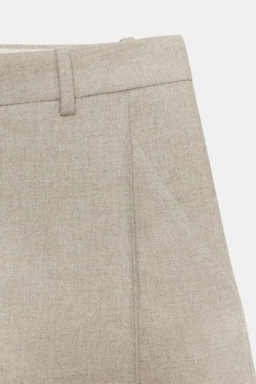 Wool Blend Darts Trousers