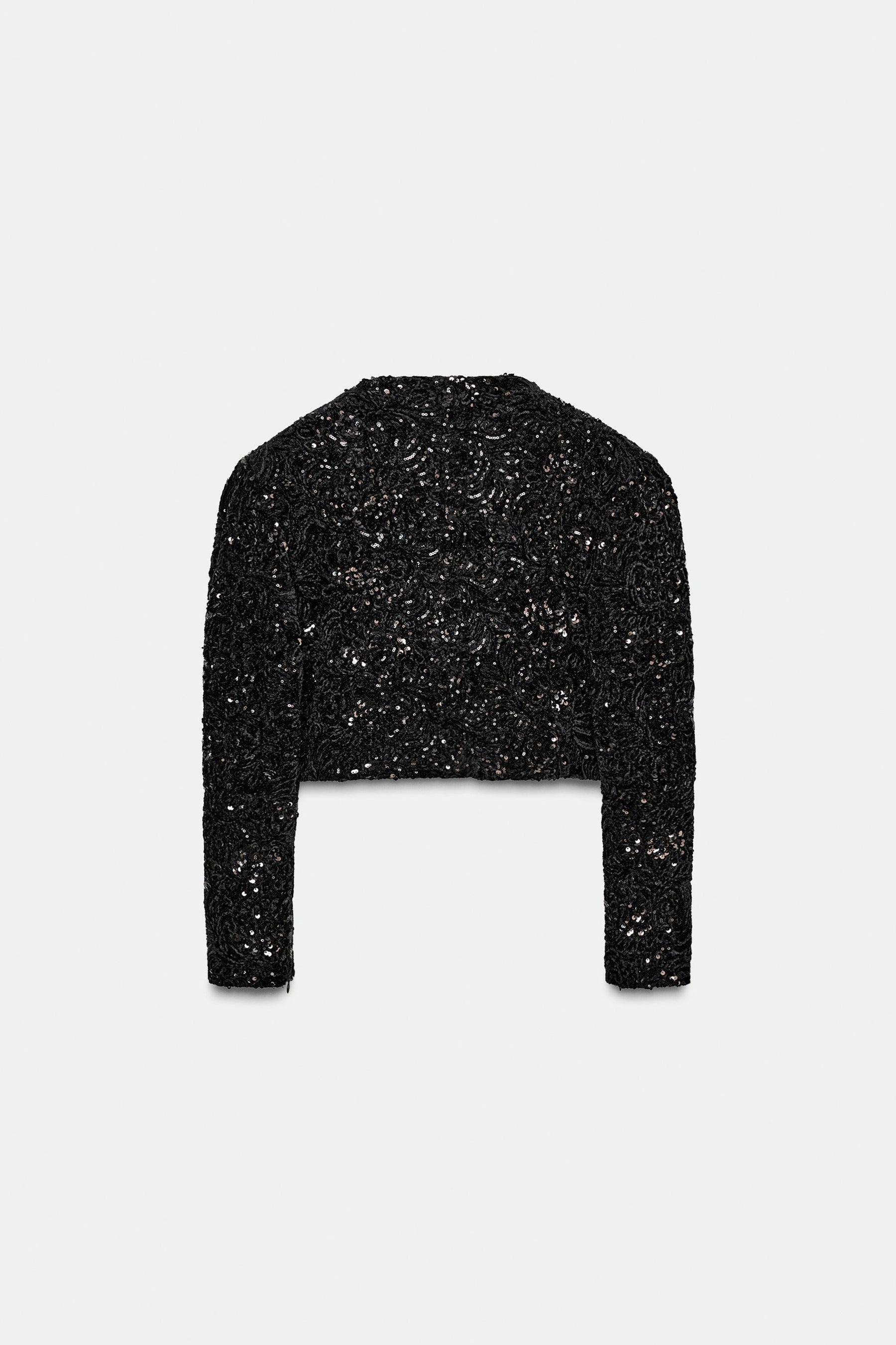 SEQUIN VOLUME JACKET