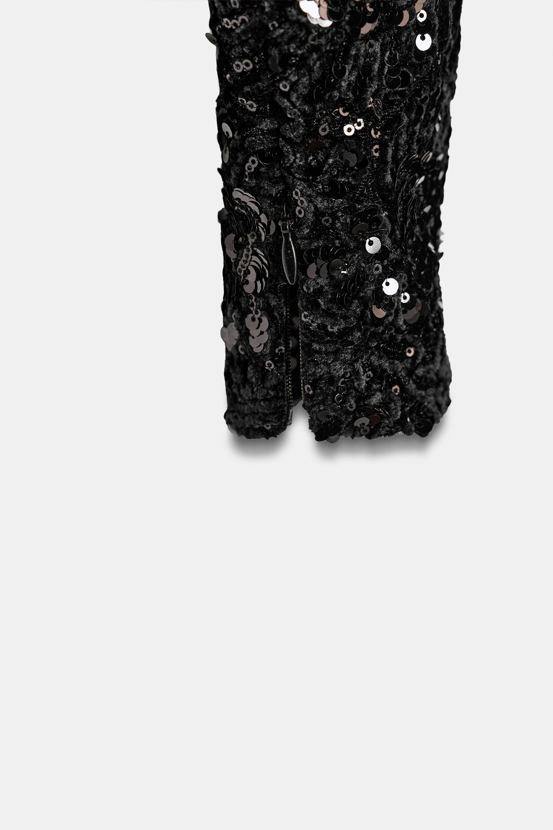 SEQUIN VOLUME SLEEVE JACKET - Image 7