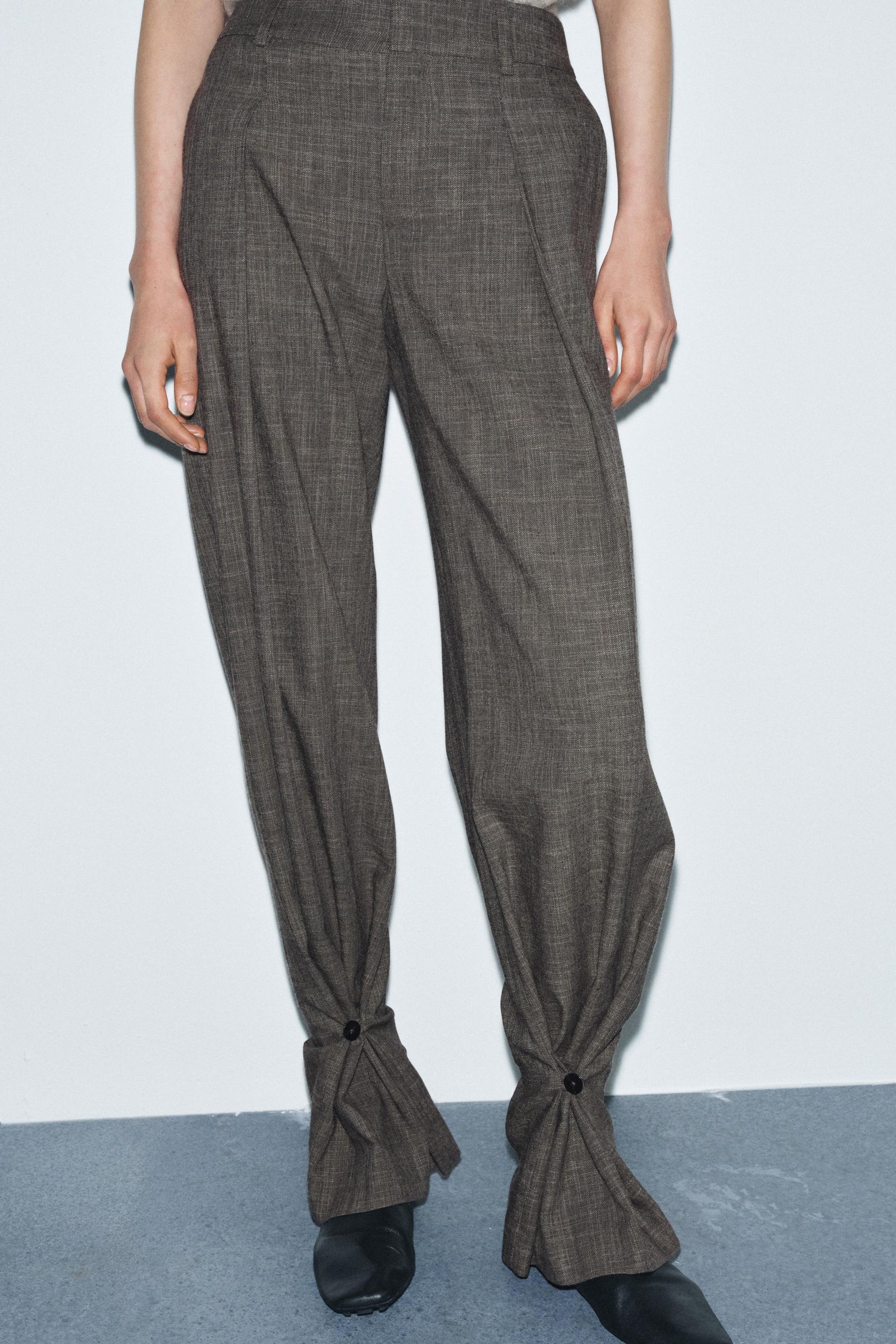 Button Cuff Trousers