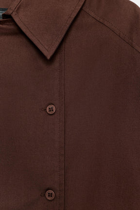 Oversized Pleated Shirt