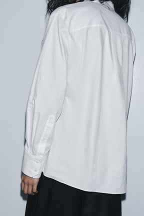 Poplin Shirt with Bib
