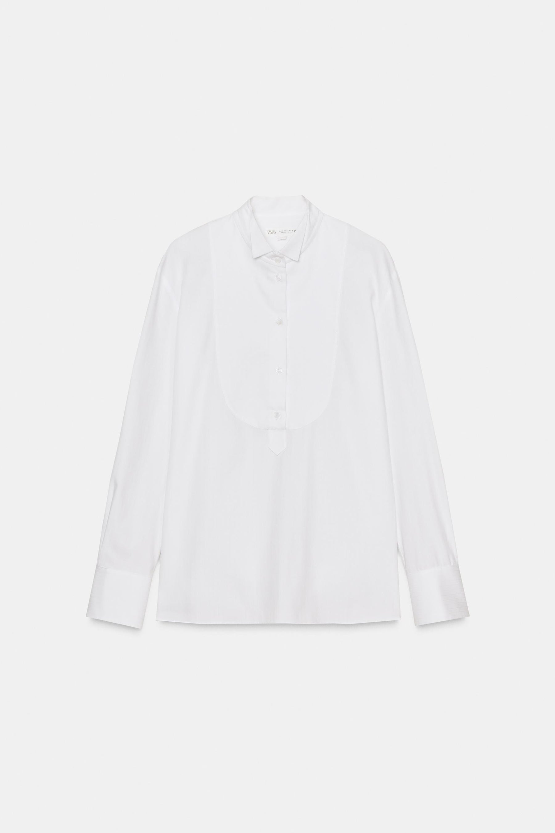 Poplin Shirt with Bib