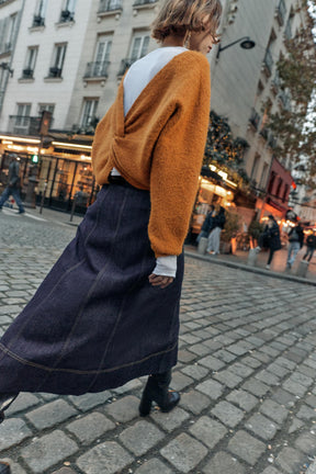 KNIT JUMPER WITH KNOTTED BACK - Image 4