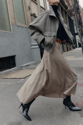 HOUNDSTOOTH BOMBER JACKET - Image 2