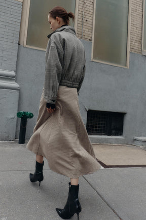 HOUNDSTOOTH BOMBER JACKET - Image 4