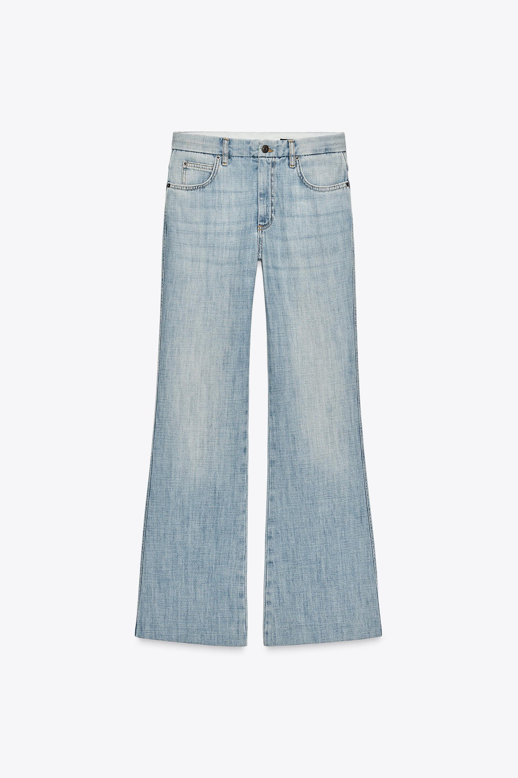 Low-Rise Flare Jeans