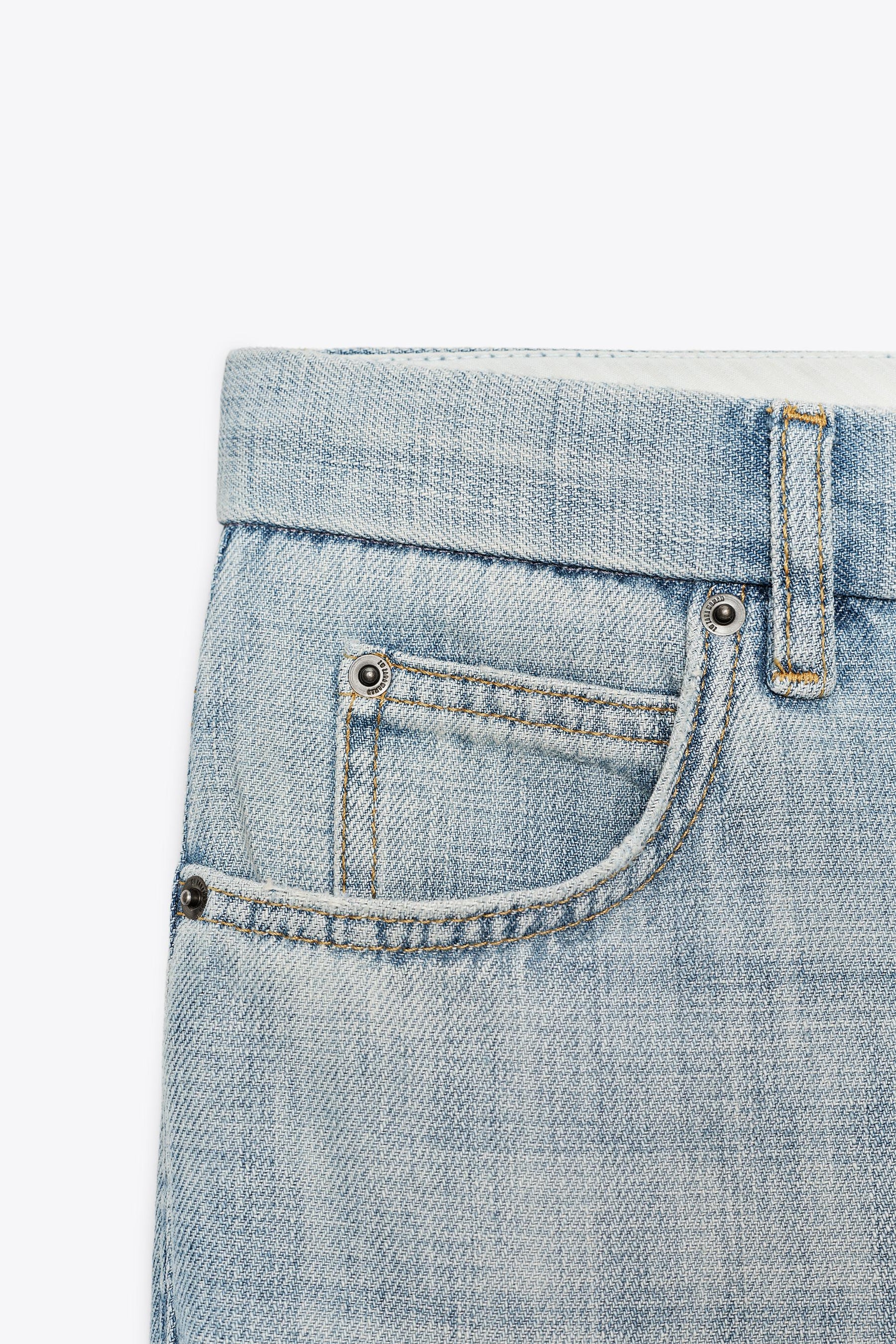 Low-Rise Flare Jeans