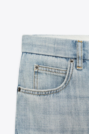 Low-Rise Flare Jeans