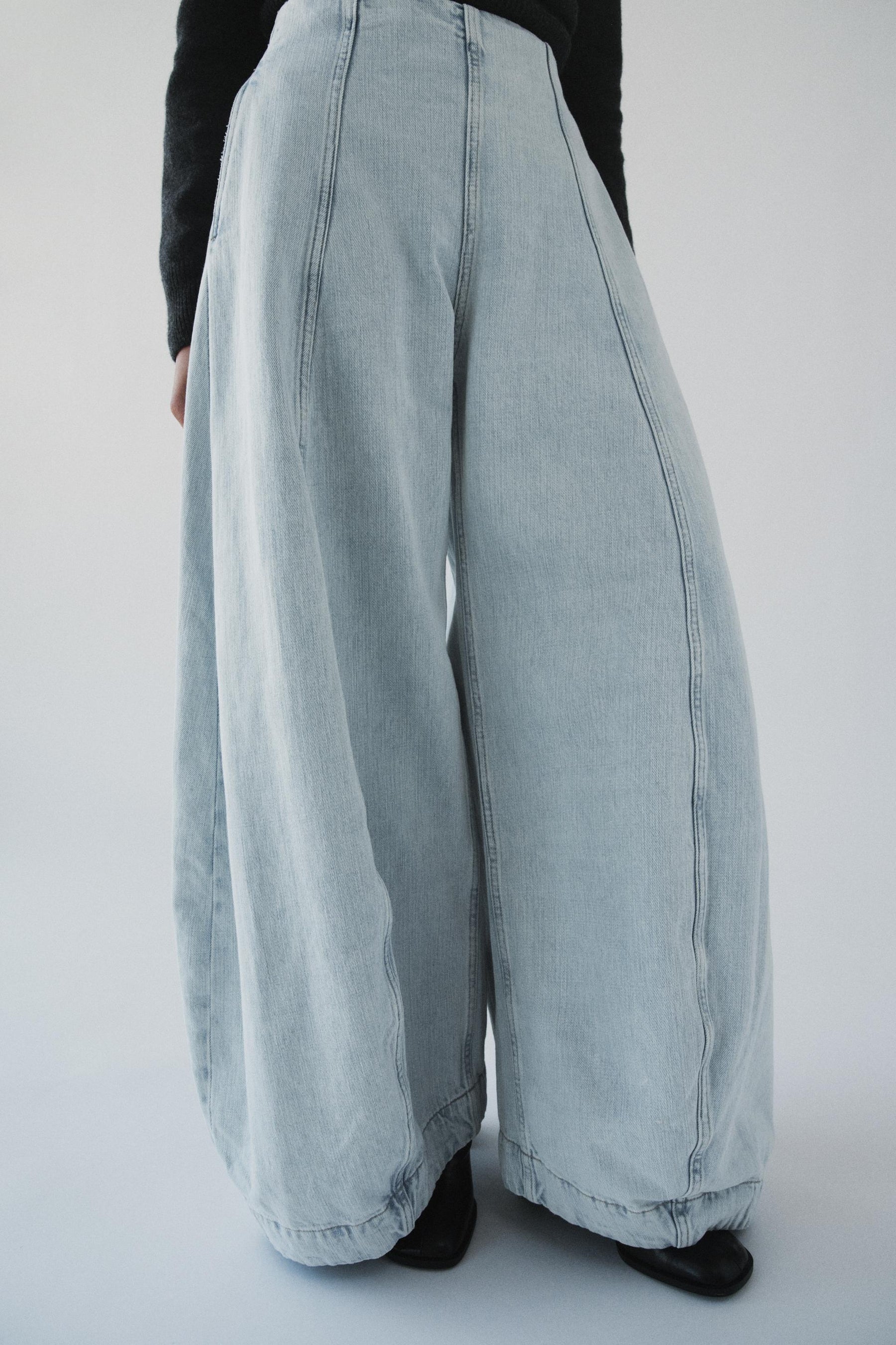 High-Waist Balloon Jeans