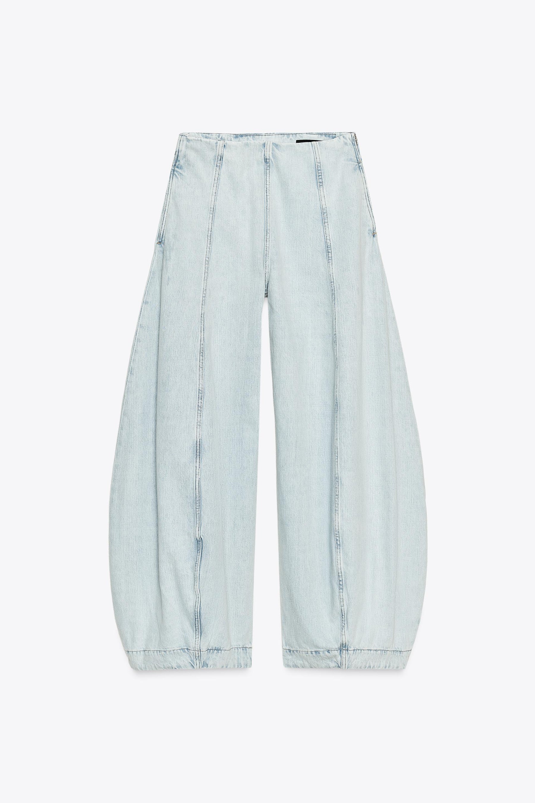 High-Waist Balloon Jeans