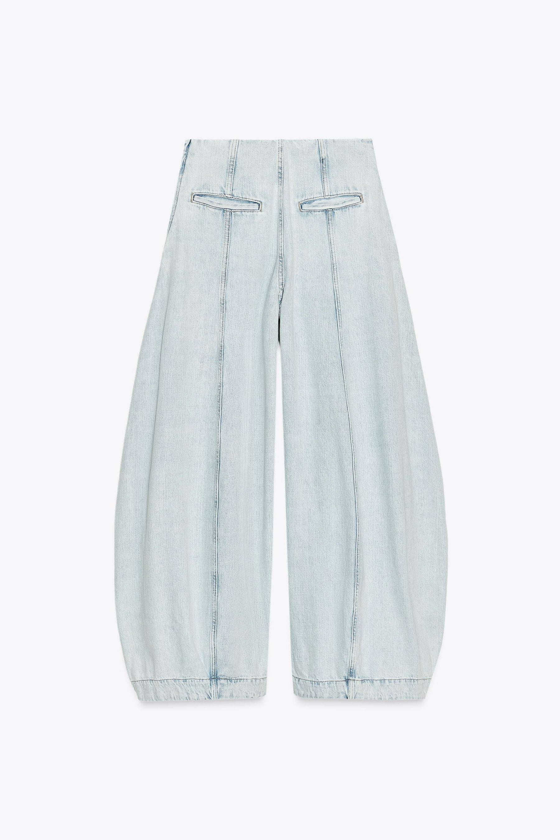 High-Waist Balloon Jeans