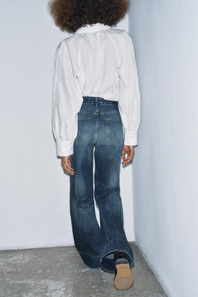 Flare High-Waist Jeans