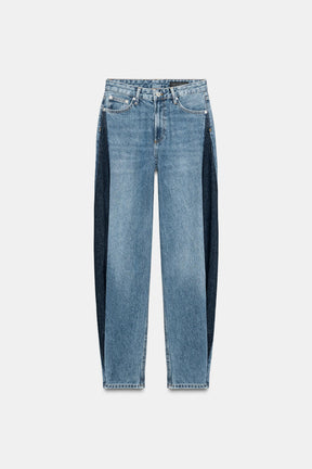 Barrel Patchwork Jeans