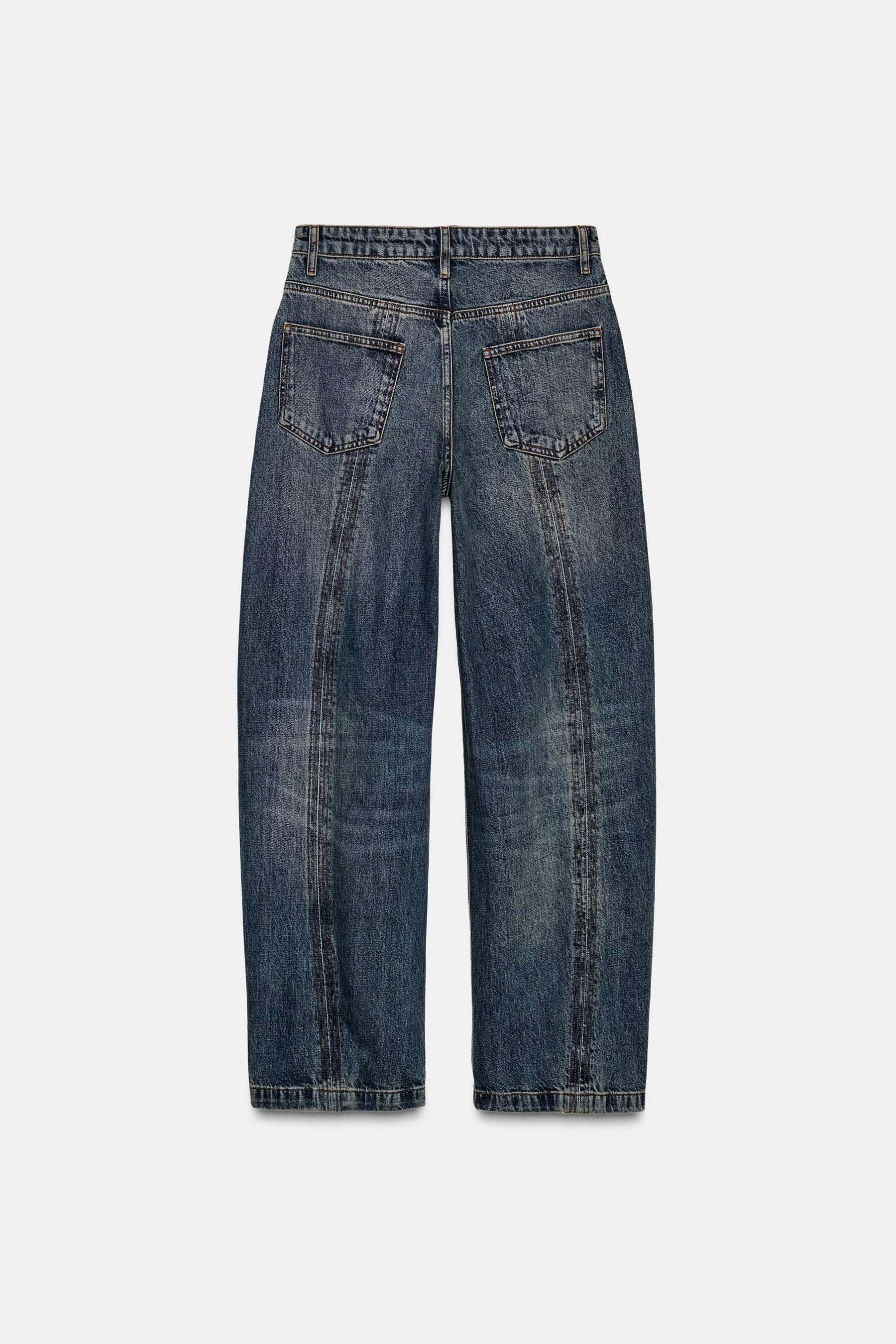 Balloon Mid-Waist Jeans with