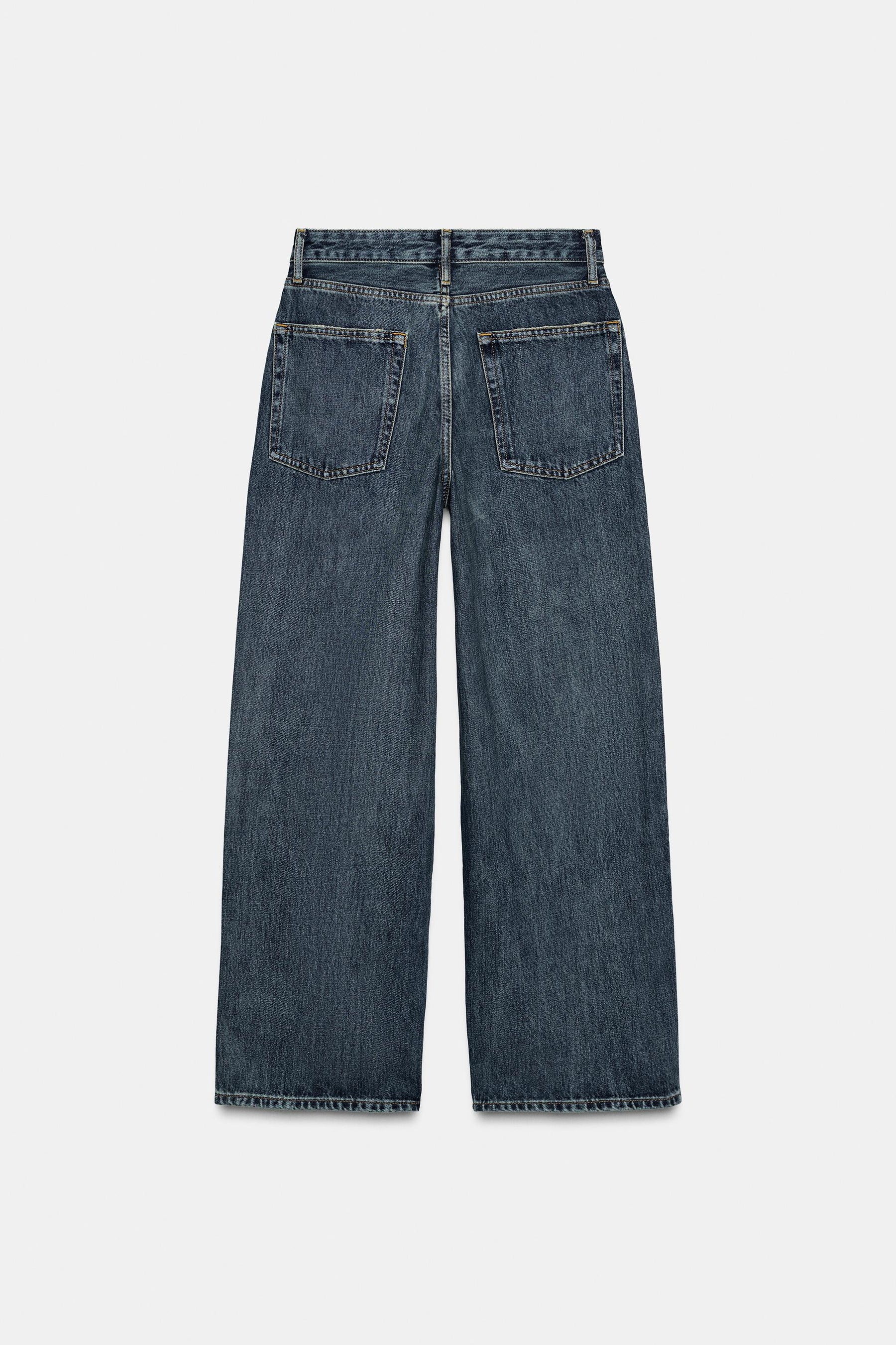 Baggy mid-waist jeans