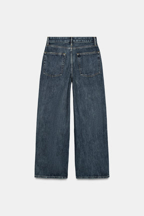 Baggy mid-waist jeans
