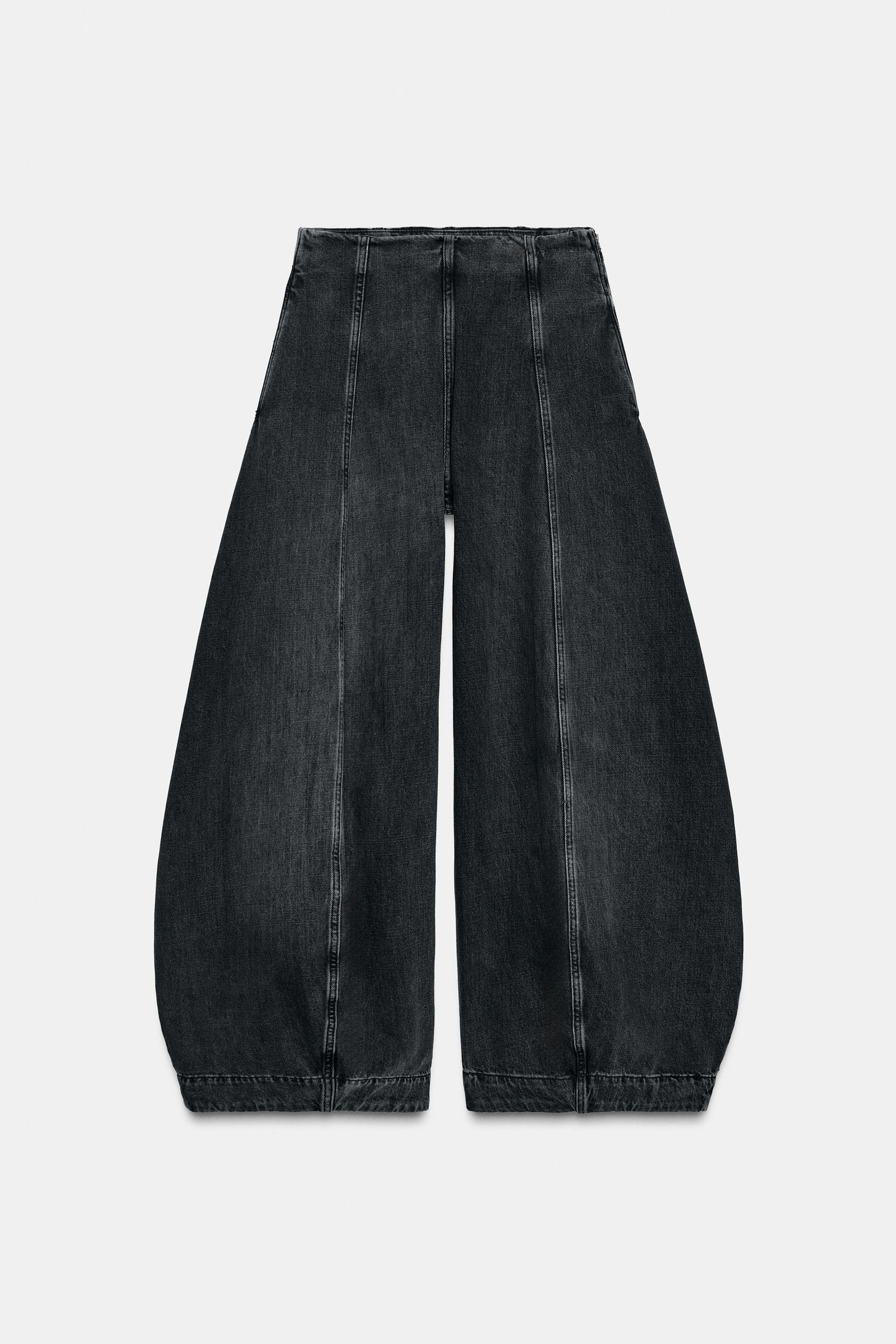 High-waist Balloon Jeans