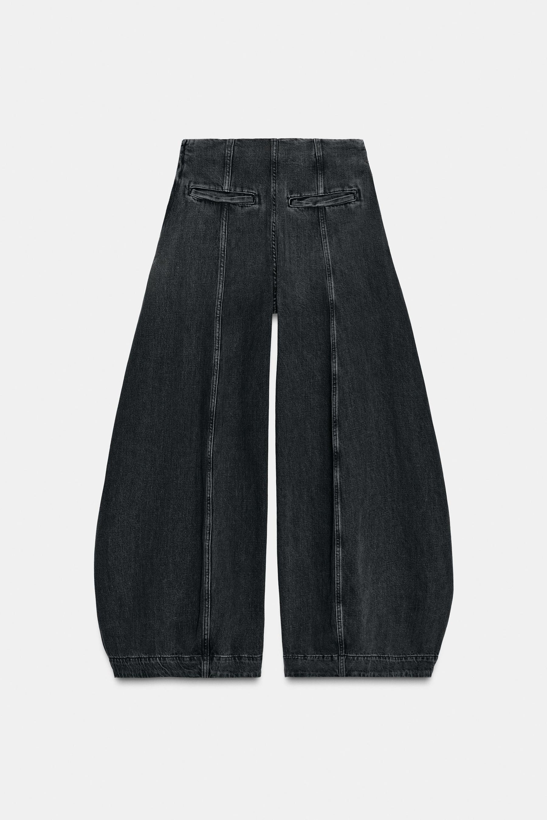 High-waist Balloon Jeans