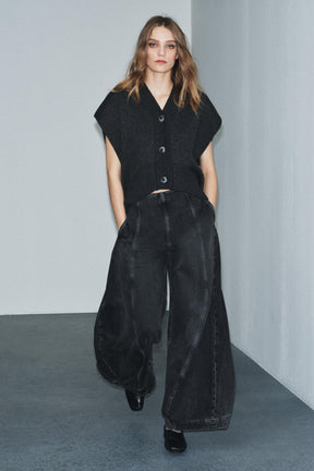 High-waist Balloon Jeans