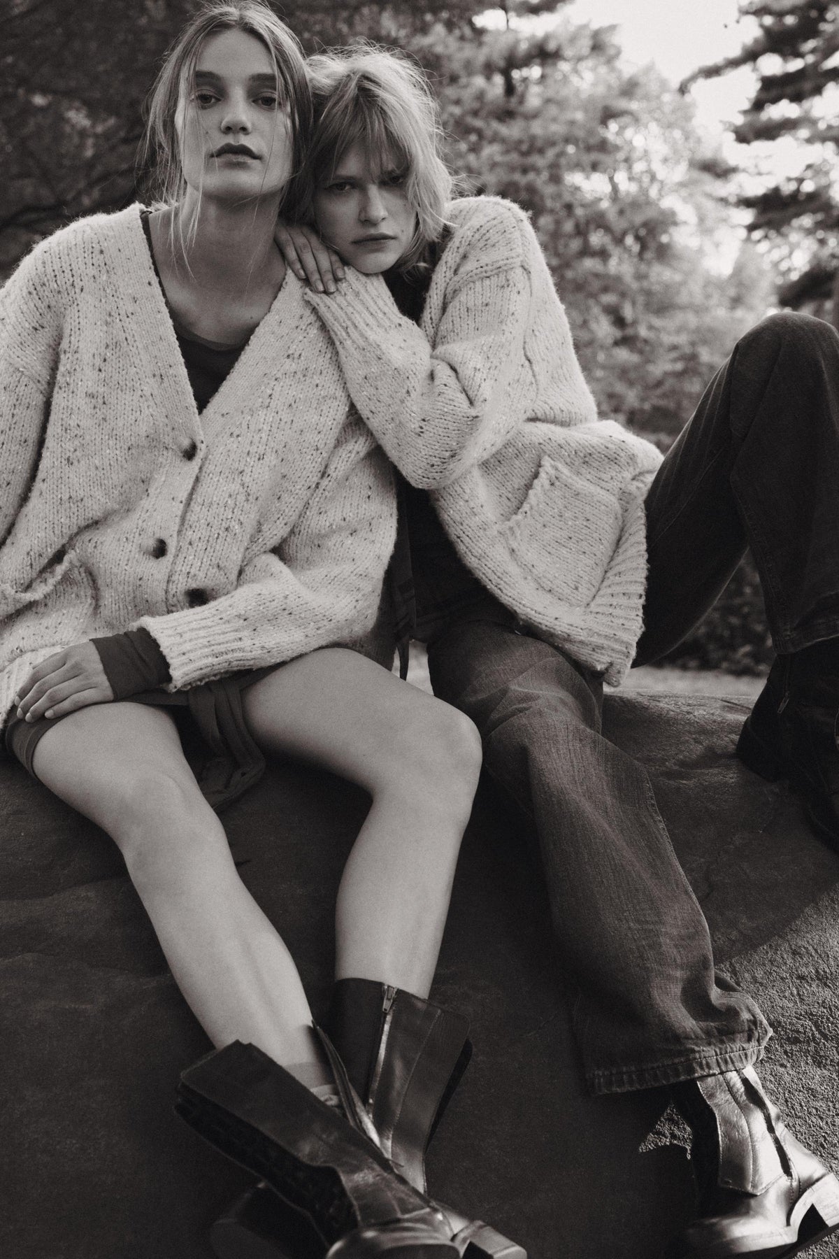 OVERSIZED KNIT CARDIGAN