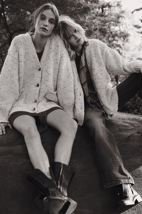 OVERSIZED KNIT CARDIGAN