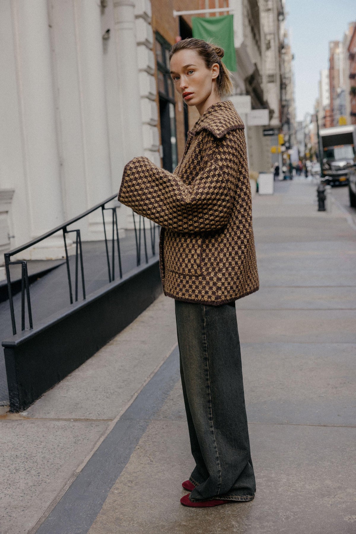 Oversized Knit Cardigan