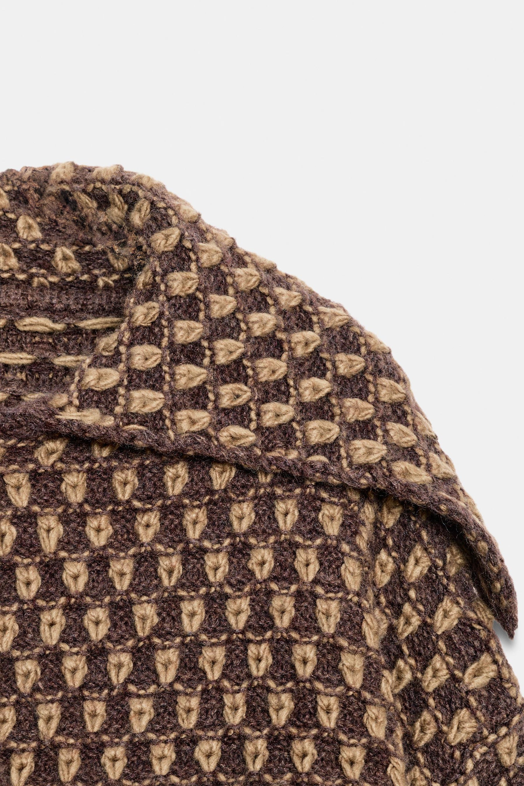 Oversized Knit Jacket