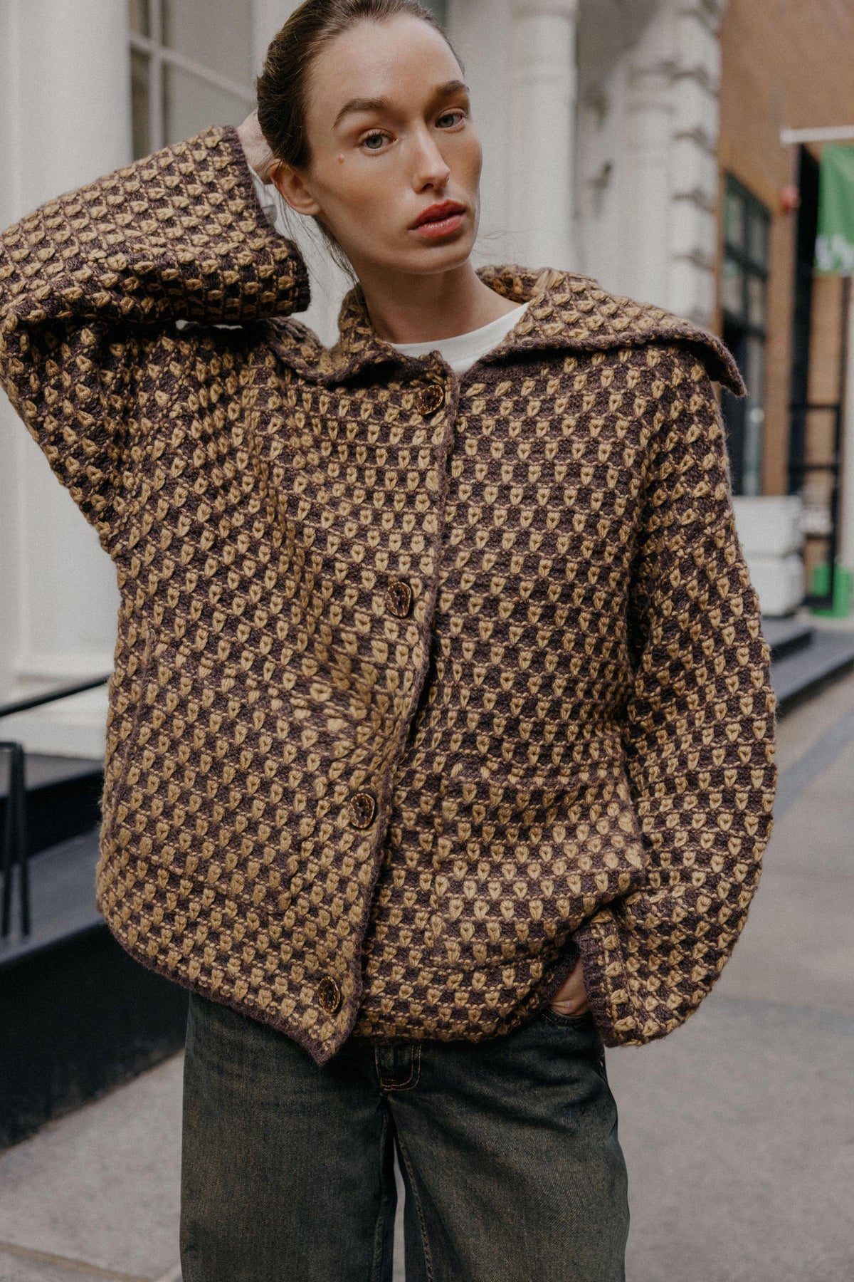 Oversized Knit Cardigan